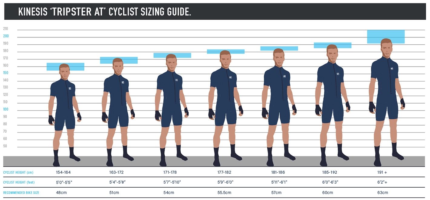 Golden Cycles Size Chart